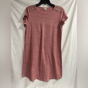 Catherine Malandrino Mauve Short Sleeve Tee